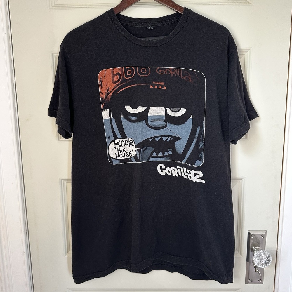Gorillaz Murdoc Close Up T-shirt Authentic & Licensed Black Size Large Cotton